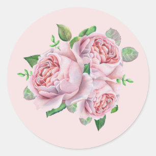 Adesivo Buquê Rosa Rosa Rosa, Cola Floral
