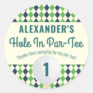 Adesivo Buraco em Par-Tee qualquer Golfe de Idade Mastered