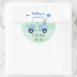 Adesivo Buraco Em Um Golfe Primeiro Aniversário