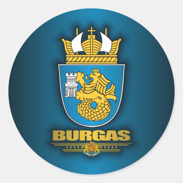Adesivo Burgas COA (Frente)