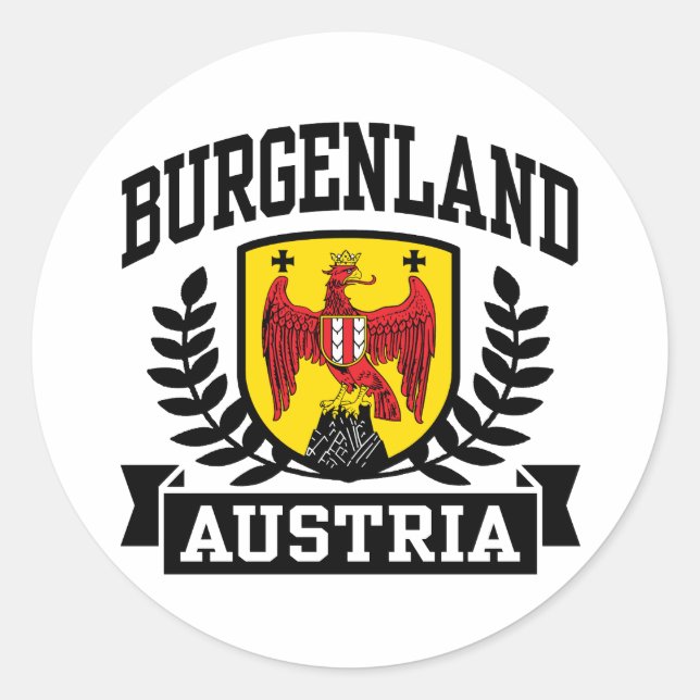 Adesivo Burgenland Áustria (Frente)