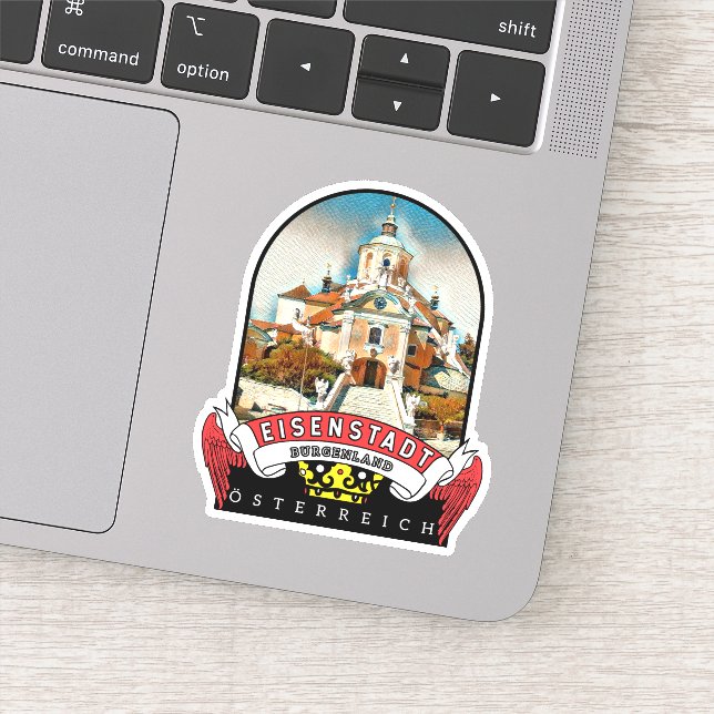 Adesivo Burgenland Eisenstadt Österreich Souvenir (Detalhe)
