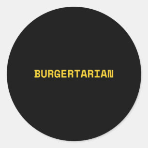 Adesivo Burgertarian Funny Foodie Burger Lover Hamburger C
