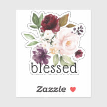 Burgundy Blush EggPlant Floral Bendito