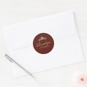 Adesivo Burgundy Vermelho e Luxo Dourado Quinceanera