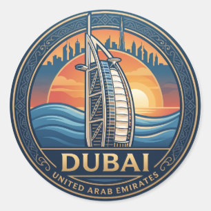 Adesivo Burj Al Arab Emirados Árabes Unidos