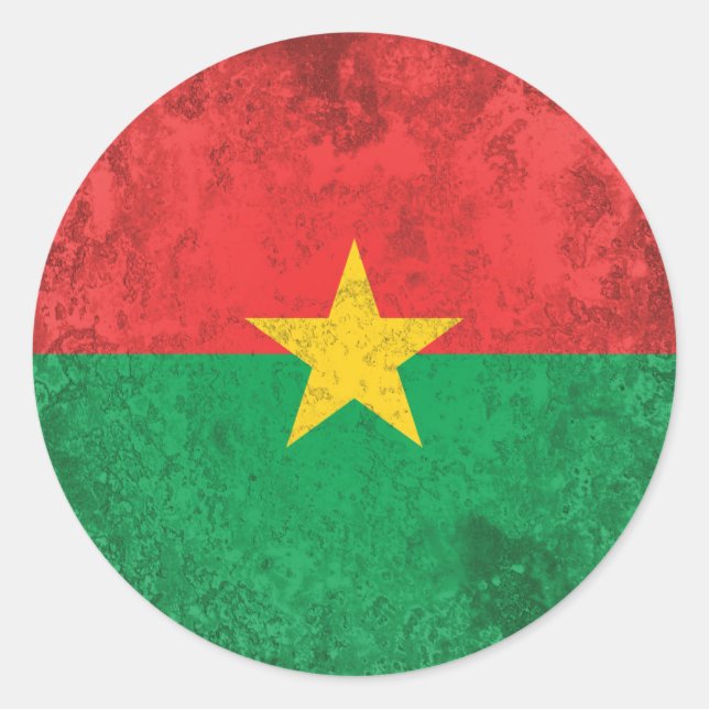 Adesivo Burkina Faso (Frente)