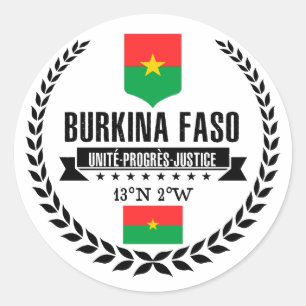 Adesivo Burkina Faso