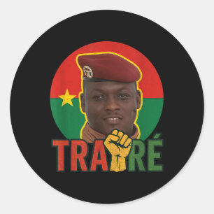 Adesivo Burkina Faso - Bravo Capitão Ibrahim Traoré _ Thom