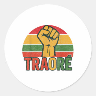 Adesivo Burkina Faso - Bravo Capitão Ibrahim Traoré _ Thom