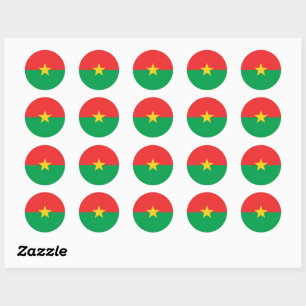Adesivo Burkina Faso flag Sticker