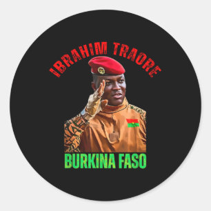 Adesivo Burkina Faso - Ibrahim Traoré Thomas Sankara