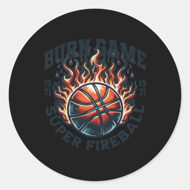 Adesivo Burn Game Super Fireball (Frente)