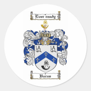 ADESIVO BURNS FAMILY CREST - QUEIMA CASACO DE ARMAS