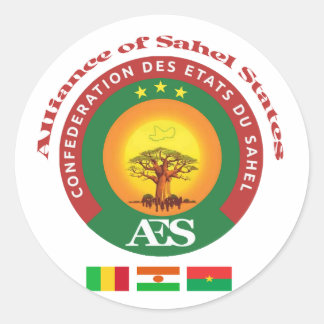 Adesivo Burquina, Mali e Níger, Aliança dos Estados do Sah
