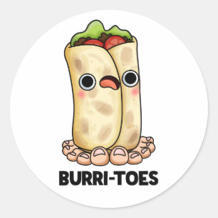 Adesivo Burrites Funny Burrito Pun