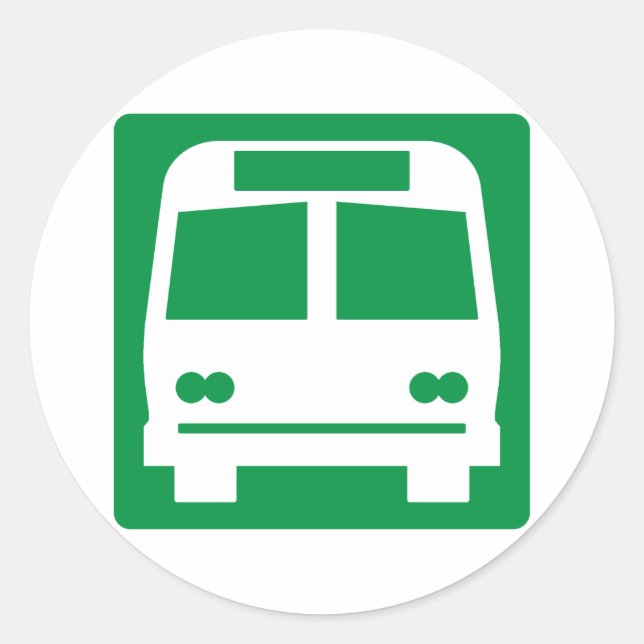 Adesivo Bus Parar Sinal de Estrada (Frente)
