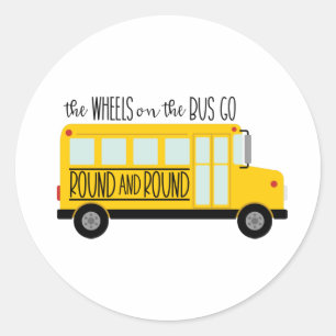 Adesivo Bus Wheels Song