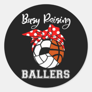 Adesivo Busca no Raising Ballers Funny Voleibol Baske