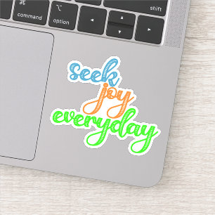 Adesivo Buscar Alegria Todos os Dias