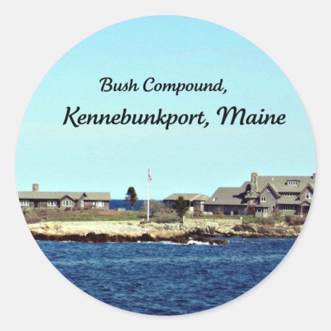 Adesivo Bush Compound, Kennebunkport, Maine (Frente)