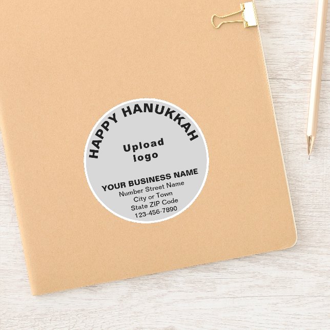 Adesivo Business Hanukkah Saudação às Cinzas em Vinil (Notebook)