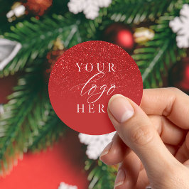 Adesivo Business Logo Red Christmas
