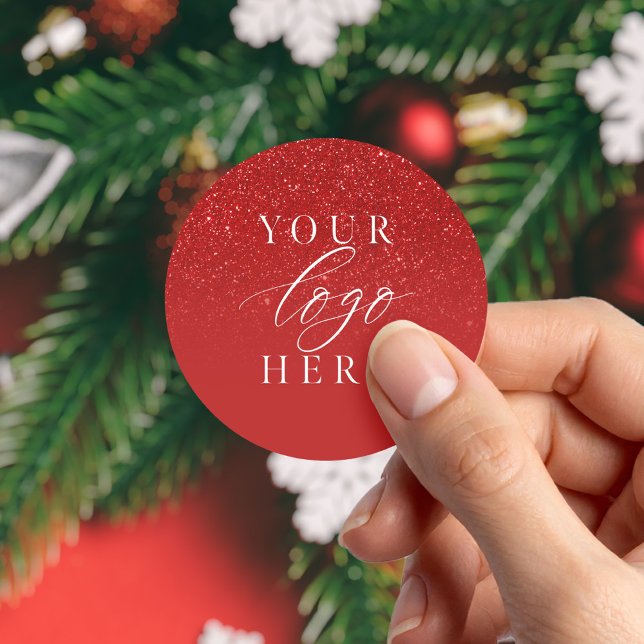 Adesivo Business Logo Red Christmas (Criador carregado)