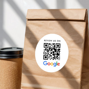Adesivo Business Review no Google QR Code