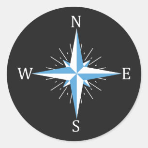 Adesivo Bússola eólica