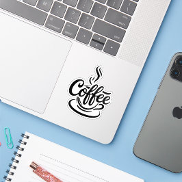 Adesivo But First Coffee | Chic Modern Script Typography D