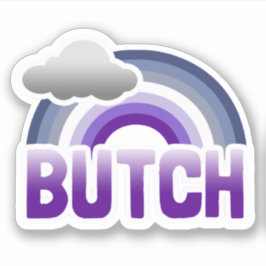 Adesivo Butch Lesbian Pride Sticker