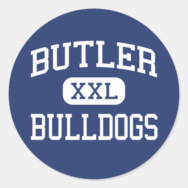 Adesivo Butler - Bulldog - Junior - Waukesha Wisconsin (Frente)