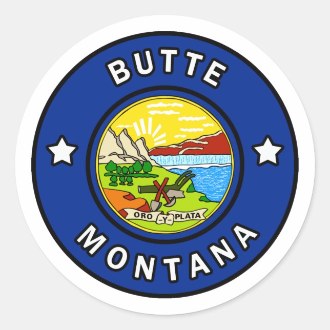 Adesivo Butte Montana (Frente)