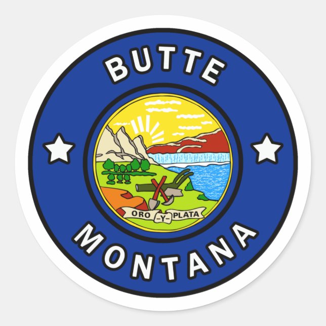 Adesivo Butte Montana (Frente)