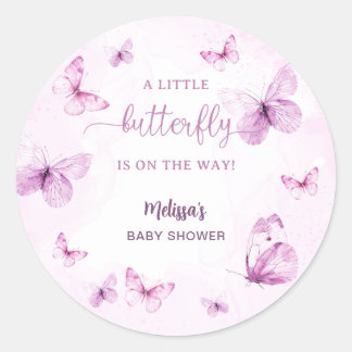 Adesivo Butterfly Baby Shower