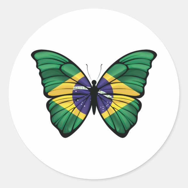 Adesivo Butterfly do Brasil (Frente)