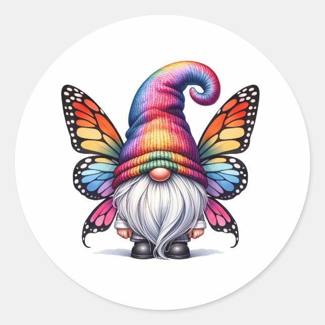 Adesivo Butterfly Gnome Fantasy (Frente)
