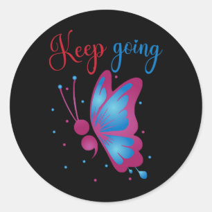 Adesivo Butterfly Mental Health Suicídio Awaricolo Semicol