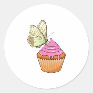 Adesivo Butterfly Muffin