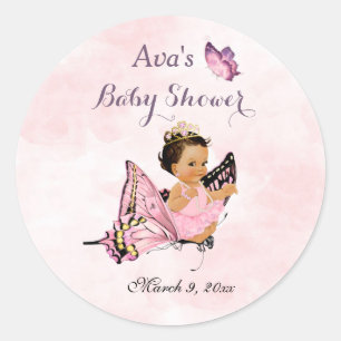 Adesivo Butterfly Princesa Bebê Menina Rosa Clássica Rua