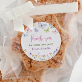 Adesivo Butterfly Wildflower Birthday Sticker Labs