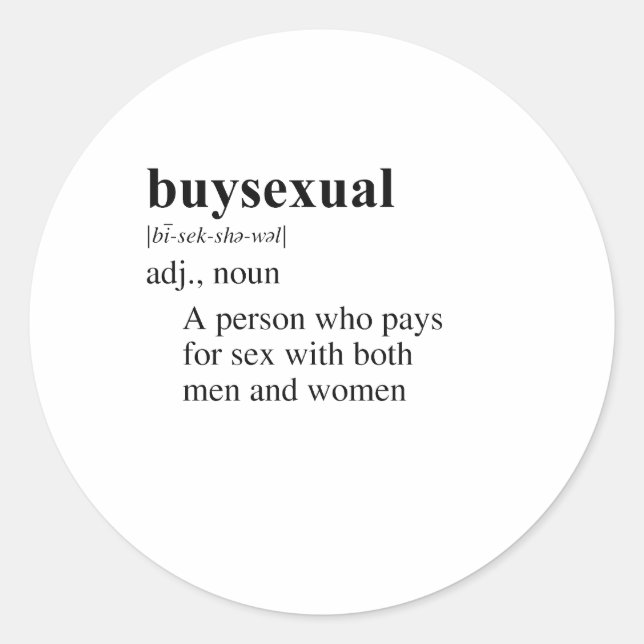 ADESIVO BUYSEXUAL (Frente)
