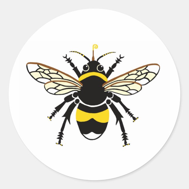 Adesivo Buzzy BEE - Conservação - Ecologia - Natureza - (Frente)
