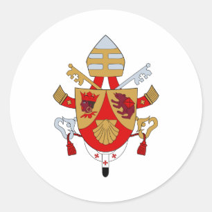 Adesivo BXVI Casaco Emblem Heraldry Símbolo Oficial