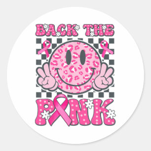 Adesivo Byck O Sorriso Rosa Face Cancer De Mama Rosa Aware