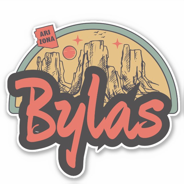 Adesivo Bylas, Arizona  (Frente)