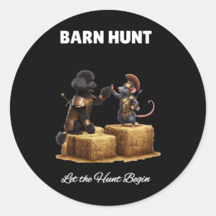 Adesivo Byrn Hunt Lover - Rato Do Guerreiro E Poodô Negro