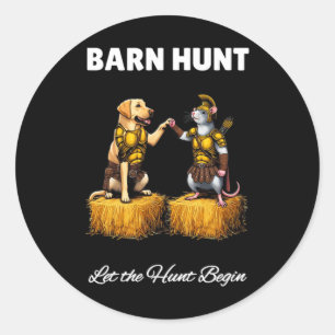 Adesivo Byrn Hunt Lover - Rato Guerreiro Bonito E Trabalho