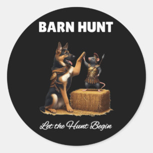 Adesivo Byrn Hunt Lover - Rato Guerreiro E Shep Alemão